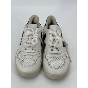 Veja V-10 Leather Sneakers White/Black Women's Size 6